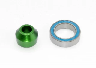 Traxxas Green Aluminum Bearing Adapter w/Bearing for Slipper Shaft on 4x4 Slash Rustler Stampede