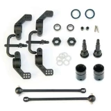 Tekno RC M6 Rear Driveshafts, Hubs, Stub Axles for Slash & Stampede 4x4