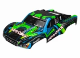 Traxxas Slash 2WD & 4x4 Green & Blue Painted Body