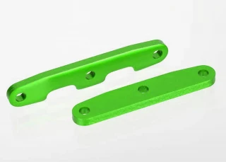 Traxxas Green Aluminum Front & Rear Bulkhead Tie Bars