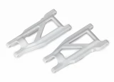 Traxxas HD White Front/Rear Suspension Arms (2) for 4x4 Slash Rustler Stampede