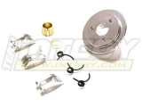 Integy 7075 Aluminum 3-Piece Clutch Conversion (Silver): Revo 3.3