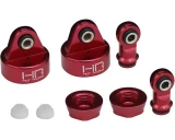 Hot Racing Traxxas UDR Red Aluminum Shock Caps & Ends