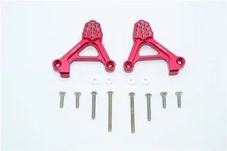 GPM Aluminum Adjustable Rear Shock Tower Mounts for TRX-4 (Red)