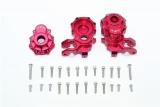 GPM Aluminum Front Inner & Outer Portal Drive Housings for TRX-4 (Red)