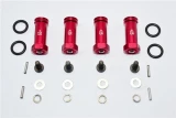GPM Red Aluminum 25mm Extension Hubs w/12mm Hex for Slash & Stampede 4x4