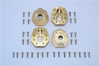 GPM Brass HEAVY Edition Fr & Rr Outer Portal Drive Housings for TRX-4