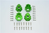 GPM Green Aluminum Outer Portal Drive Housings Fr & Rr for TRX-4