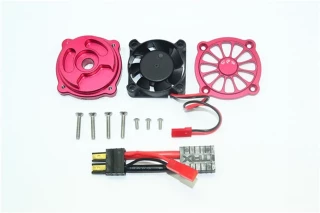 GPM Red Aluminum Motor Heatsink Cooling Fan for UDR