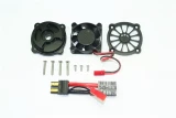 GPM Black Aluminum Motor Heatsink Cooling Fan for UDR