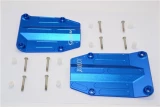 GPM Blue Aluminum Center Skid Plate Set for X-Maxx