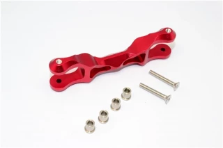 GPM Red Aluminum Steering Rack Center Draglink Brace for X-Maxx