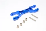 GPM Blue Aluminum Steering Rack Center Draglink Brace for X-Maxx