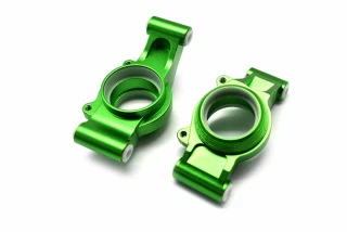 GPM Green Aluminum Rear Stub Axle Carriers for X-Maxx