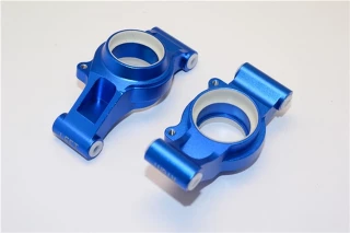 GPM Blue Aluminum Rear Stub Axle Carriers for X-Maxx