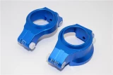 GPM Blue Aluminum Front Caster Blocks C-Hubs for X-Maxx