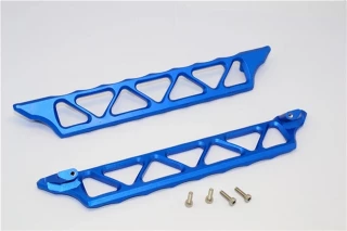 GPM Blue Aluminum Chassis Nerf Bars for X-Maxx