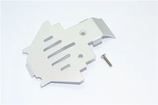 GPM Silver Aluminum Center Gearbox Skid Plate for TRX-4