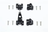 GPM Black Aluminum Front & Rear Axle Mount Set for Suspension Links on TRX-4