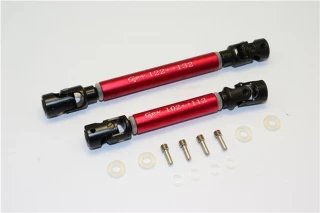 GPM Red Steel & Aluminum Center Driveshaft Set for TRX-4