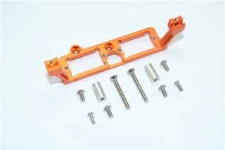 GPM Orange Aluminum Servo Mounts for Diff Lock Servos in TRX-4