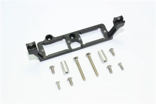 GPM Black Aluminum Servo Mounts for Diff Lock Servos in TRX-4