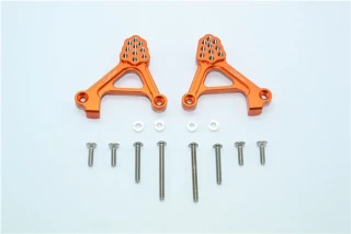 GPM Orange Aluminum Adjustable Rear Shock Tower Mounts for TRX-4