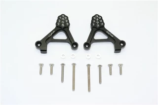 GPM Black Aluminum Adjustable Rear Shock Tower Mounts for TRX-4