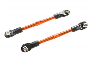 Traxxas Orange Aluminum 59mm Turnbuckle Toe Links: Rustler, Slash