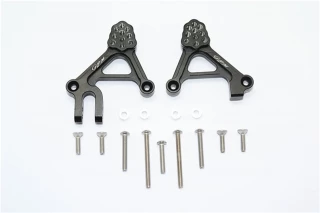 GPM Black Aluminum Adjustable Front Shock Tower Mounts for TRX-4