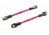 Traxxas Pink Aluminum 59mm Turnbuckle Toe Links: Rustler, Slash