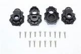 GPM Black Aluminum Rear Inner & Outer Portal Drive Housings for TRX-4