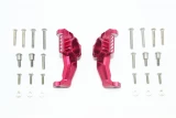 GPM Red Aluminum Adjustable Front Portal Drive Caster Blocks for TRX-4