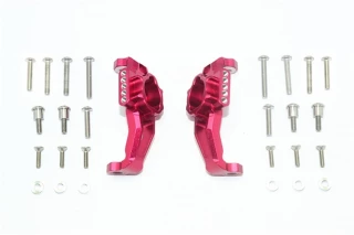 GPM Red Aluminum Adjustable Front Portal Drive Caster Blocks for TRX-4