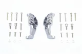 GPM Gunmetal Aluminum Adjustable Front Portal Drive Caster Blocks for TRX-4