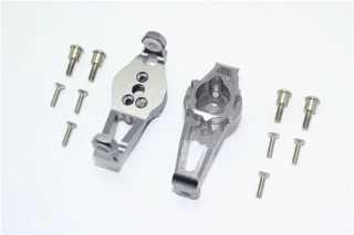 GPM Gunmetal Aluminum Front Portal Drive Caster Blocks for TRX-4