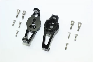 GPM Black Aluminum Front Portal Drive Caster Blocks for TRX-4