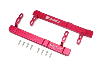 GPM Red Aluminum Side Step Rock Sliders for TRX-4