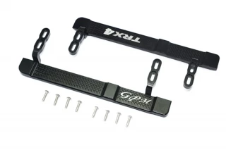 GPM Black Aluminum Side Step Rock Sliders for TRX-4