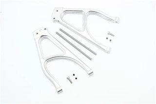 GPM Silver Aluminum Rear Upper Suspension Arms for E-Revo 2.0