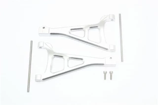 GPM Silver Aluminum Front Upper Suspension Arms for E-Revo 2.0