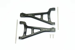 GPM Black Aluminum Front Upper Suspension Arms for E-Revo 2.0