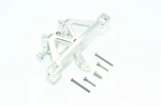 GPM Silver Aluminum Front Body Mount Set for E-Revo, Revo 3.3, Slayer, Summit