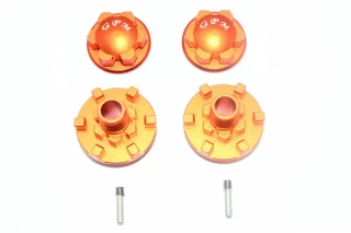 GPM Orange Aluminum Wheel Hex Claw & Locking Nuts for E-Revo 2.0