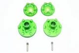 GPM Green Aluminum Wheel Hex Claw & Locking Nuts for E-Revo 2.0