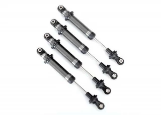 Traxxas TRX-4 GTS Silver Aluminum Shocks for #8140 TRX-4 Long Arm Lift Kit