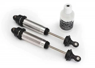 Traxxas UDR Silver Aluminum GTR 134mm Assembled Threaded Front Shocks (2)