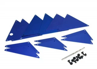 Traxxas Unlimited Desert Racer Blue Aluminum Tube Chassis Inner Panel Set