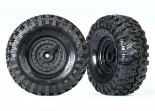 Traxxas TRX-4 Canyon Tires Mounted on 1.9" Tactical Wheels (2)