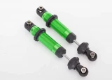 Traxxas TRX-4 GTS Green Aluminum Shocks, Assembled w/Spring Retainers (2)